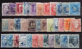 Spanien Lot mit alten Werten IV