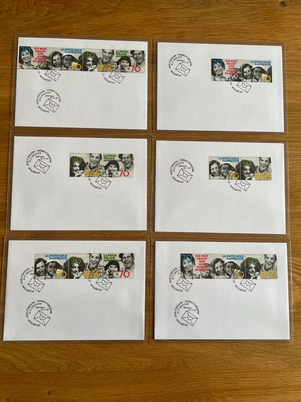 Tutti i francobolli: Die Post damit wir uns näher kommen – Usato da Abtwil SG venduto da Cards31