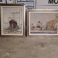 Vendo 2 grandi quadri a tema marinaro