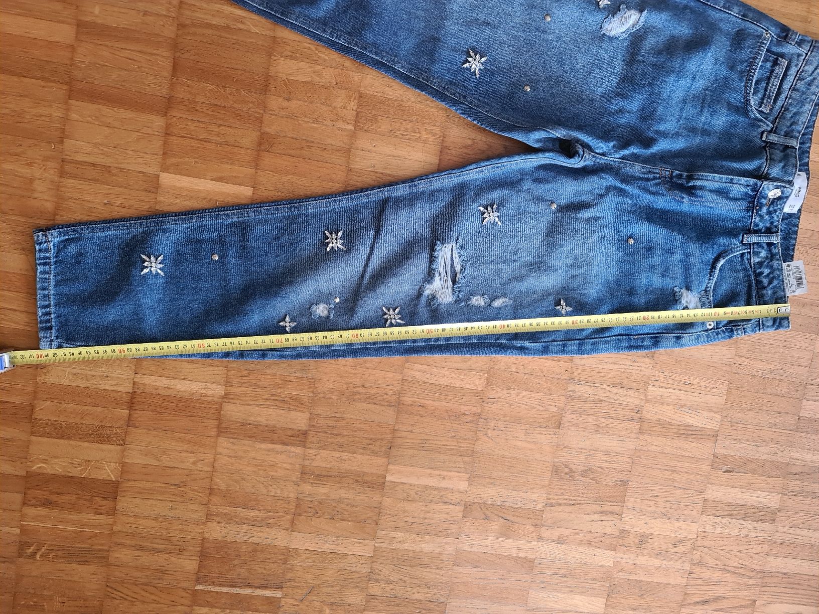 Mango Jeans: Jeans MNG mit Kristallen Grösse 40 – Usato da Emmenbrücke venduto da gatasalvache 4