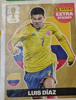 Panini Extra Sticker Gold Luis Díaz Kolumbien guter Zustand