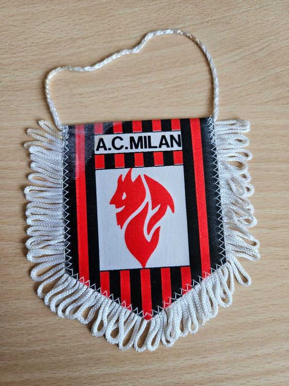 Écharpe AC Milan Officiel Laine Pour L'Hiver Rossoneri Tubulaire Chaud