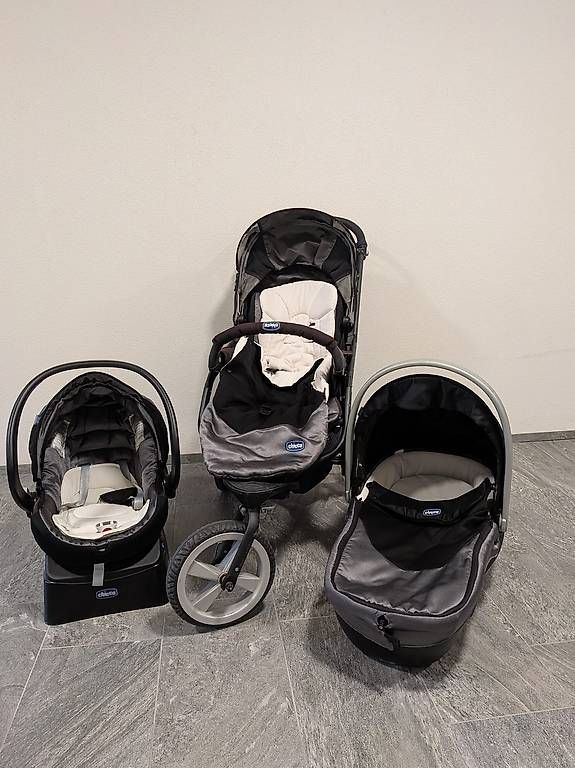 Carrozzine: Chicco Activ3 3in1 Set ebony – Usato da Oberarth venduto da mar_v5zm 1