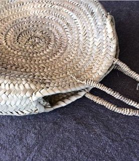 Taschen für Damen: Bast Tasche / Strandtasche rund Neu! – Neu (gemäss Beschreibung) aus Bennau von Fury3 1