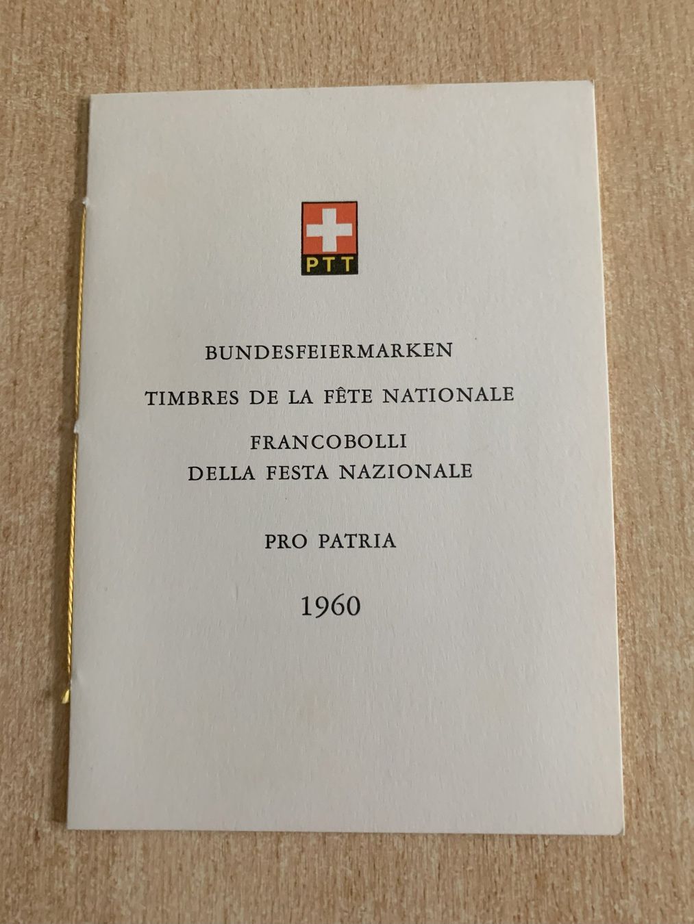 Alle Briefmarken: Heft mit 5 Pro Patria Briefmarken 1960 – Gebraucht aus Reinach BL von Grolifcb 1