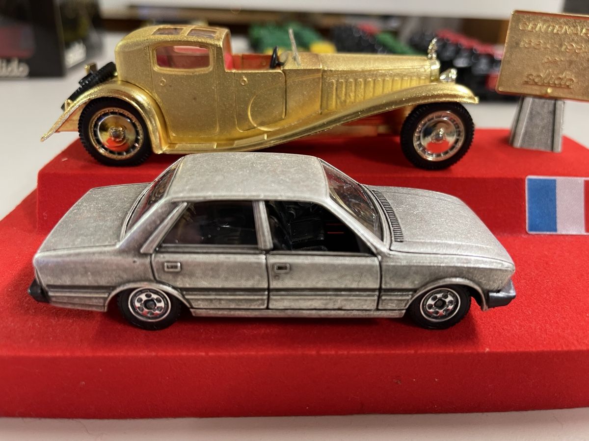 Solido Modellautos: Solido Centenary 1884-1984, 2er Set, Bugatti & Peugeot – Gebraucht aus Siebnen von speedy63 2