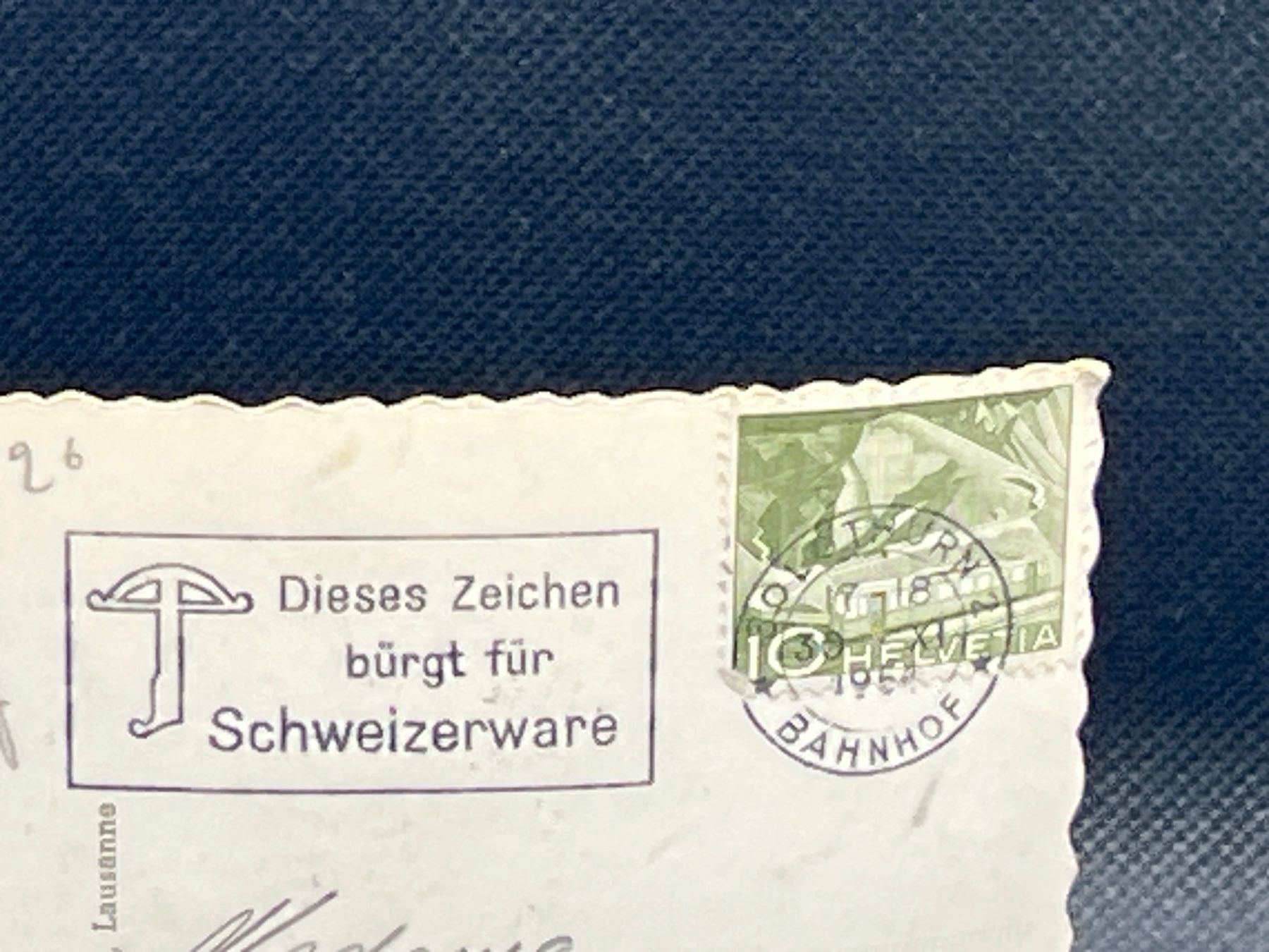 Cartoline postali: Solothurn St. Ursenkirche, Rötibrücke – Usato da Widnau venduto da Brusi9 1