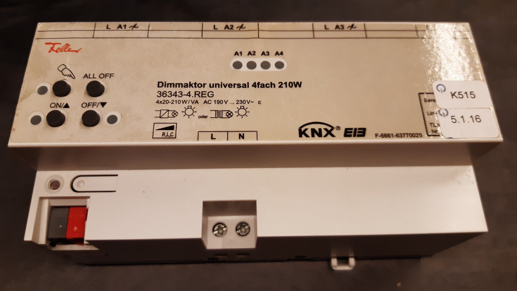 Feller Elektronikbauteile: KNX EiB Feller 36343-4.REG – Gebraucht aus Bofflens von Ptitphilou