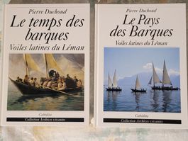 2 Livres: Le Temps des Barques & Pays des Barques /du Léman
