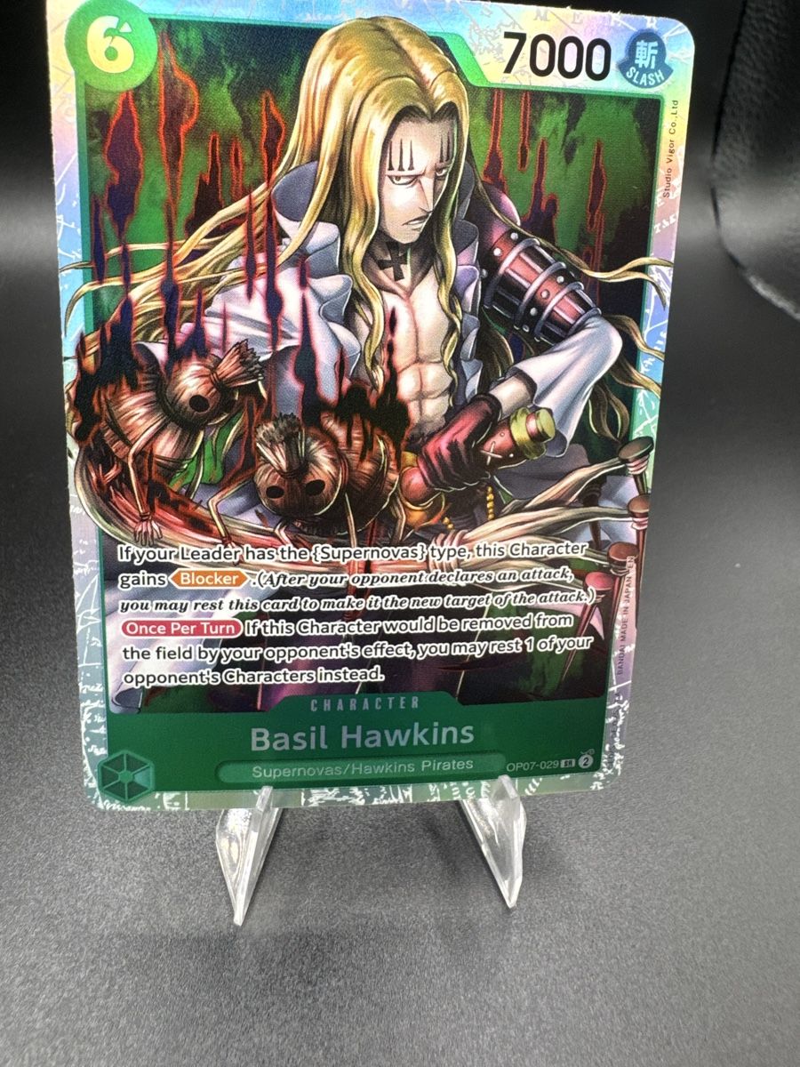 Bandai Sammelbilder & Trading cards: Basil Hawkins OP07 029 NM – Neu (gemäss Beschreibung) aus Solduno von OPHunters