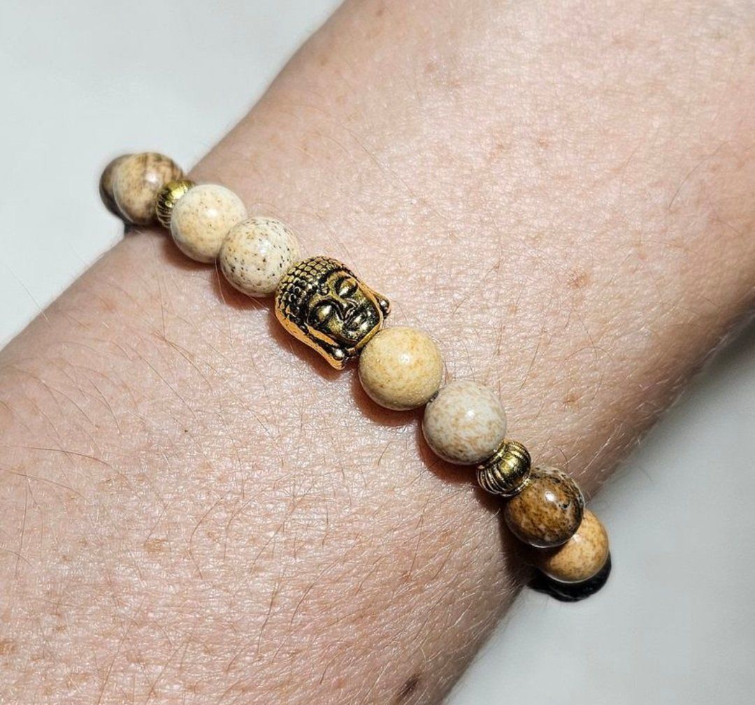 Bracciali & Braccialetti: Buddha-Lava Steinarmk. - Spendenaktion – Nuovo (secondo la descrizione) da Unterkulm venduto da Nachtigall 2