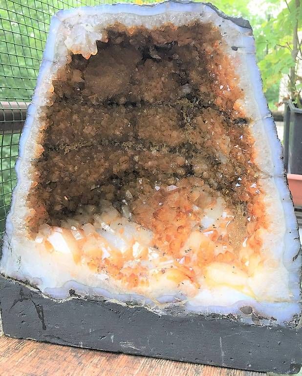 Minerali & Pietre curative: géode d'améthyste chauffée, vraie citrine géode existe pas – Usato da Vevey venduto da zabounetta 4