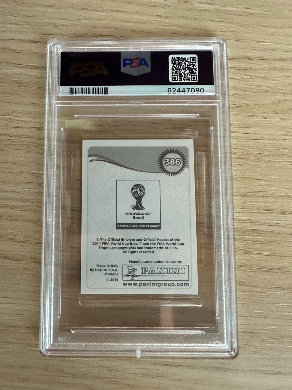 Panini Carte collezionabili: Paul Pogba Panini World Cup 2014 Sticker PSA 9 – Nuovo (secondo la descrizione) da Hagendorn venduto da Pokecollectorch 1