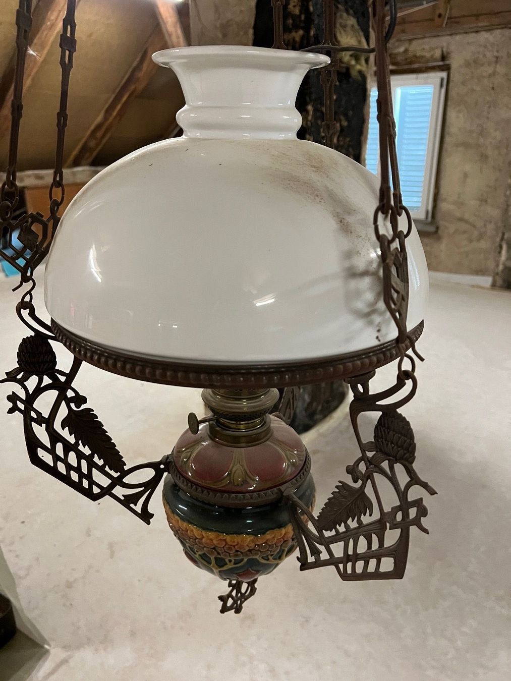 Lampade: Petrol-Zuglampe Antik – Usato da Hauenstein venduto da Montecore72 3