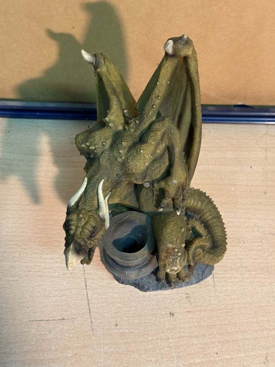 Statuette: Unique Dragon Statue Candle Holder - Perfect Decor Piece – Usato da Lausanne venduto da artnouveau04 2