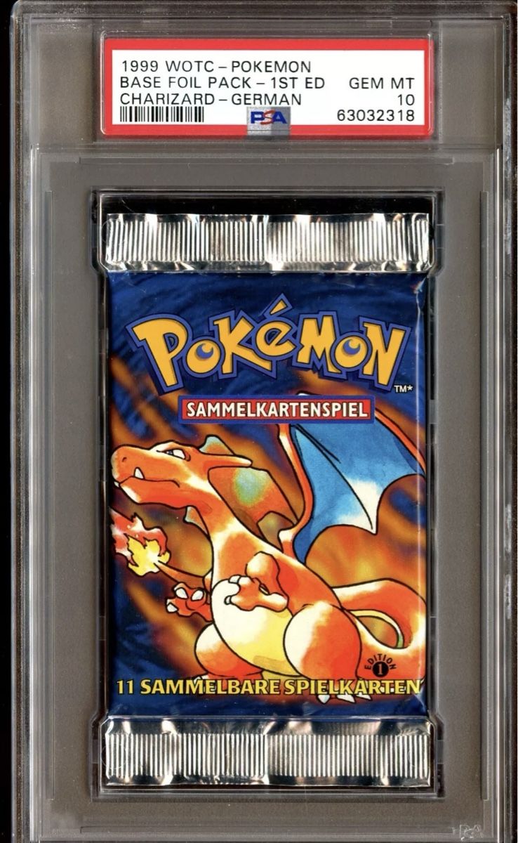 Pokemon Base Set Booster 1st Edition Deutsch PSA 10 (Neu und ...