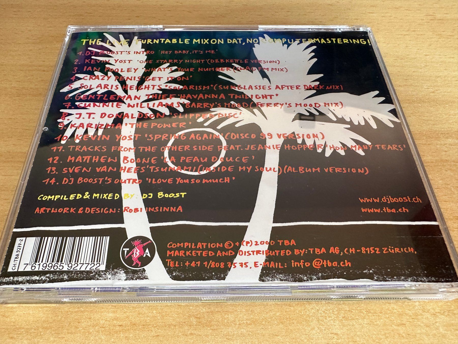 CDs: DJ Boost – Chill-House Love 2000 – Gebraucht aus Rikon im Tösstal von Alpenmutz 1