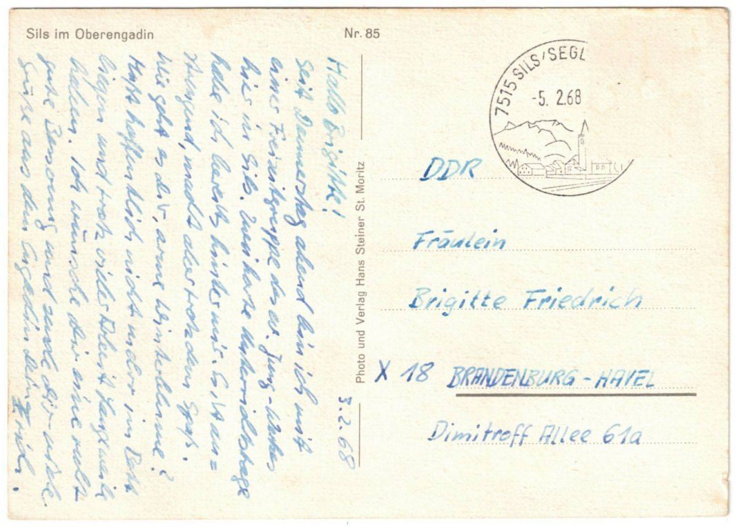 Cartoline postali: Sils - 5 Bild AK – Usato da Binningen venduto da Mountainrider 1