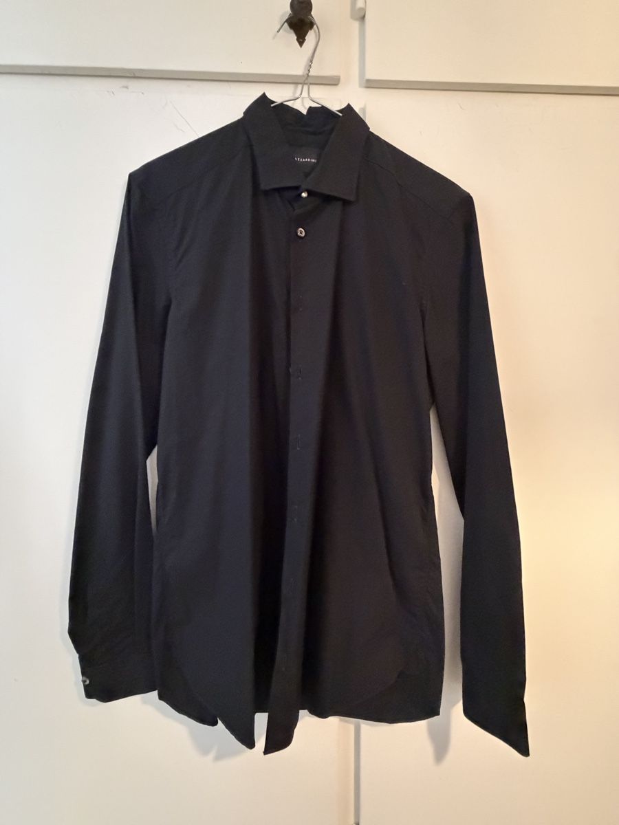 Hemden: Camicia uomo GAZZARRINI nera taglia M – Neu (gemäss Beschreibung) aus Lugano von can_xdd8