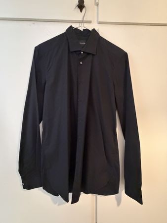 Camicia uomo GAZZARRINI nera taglia M stile CE 43 G
