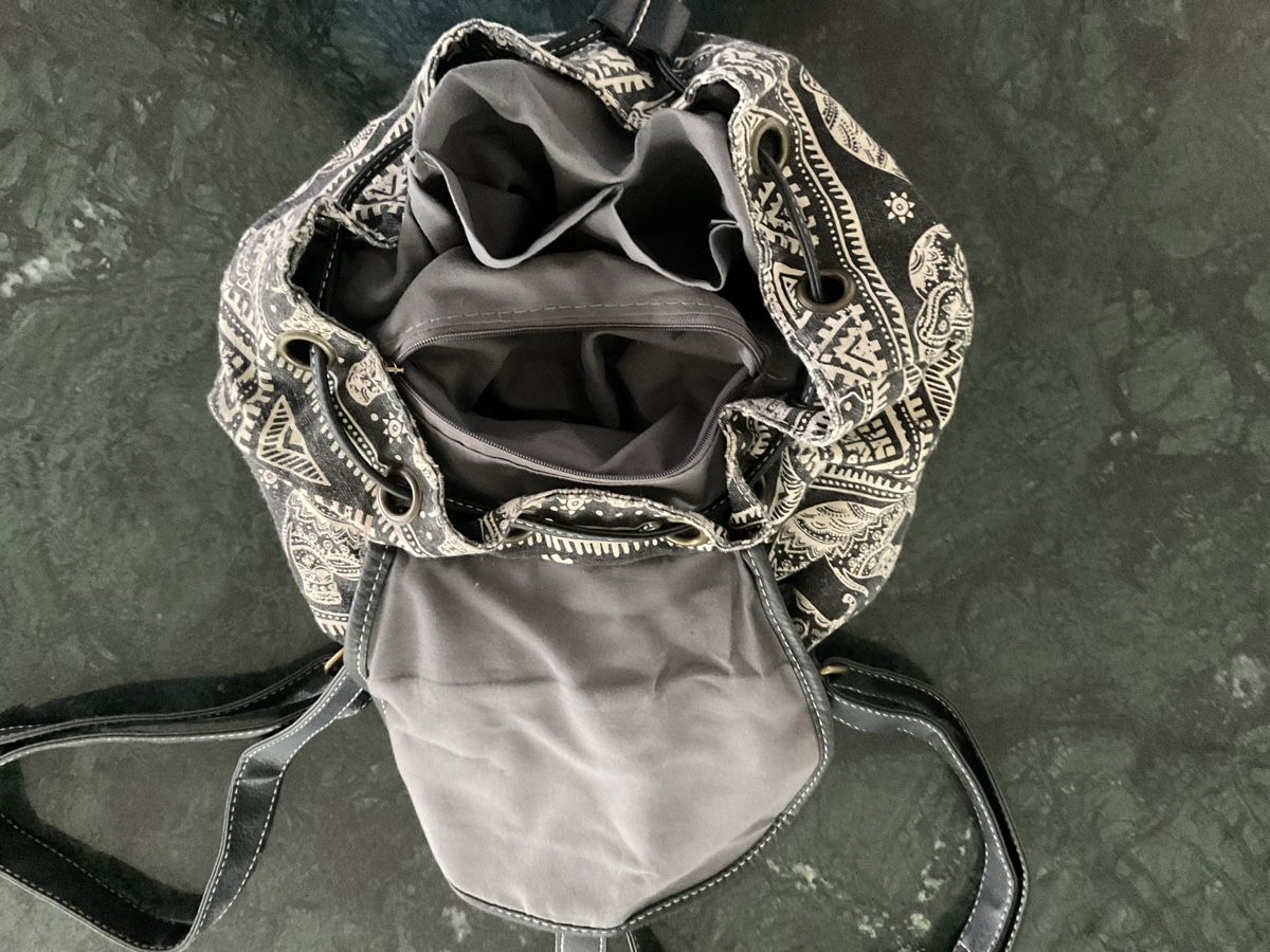 Borse & Zaini: Rucksack mit Elephanten Motiv – Usato da Perlen venduto da b.b10 3