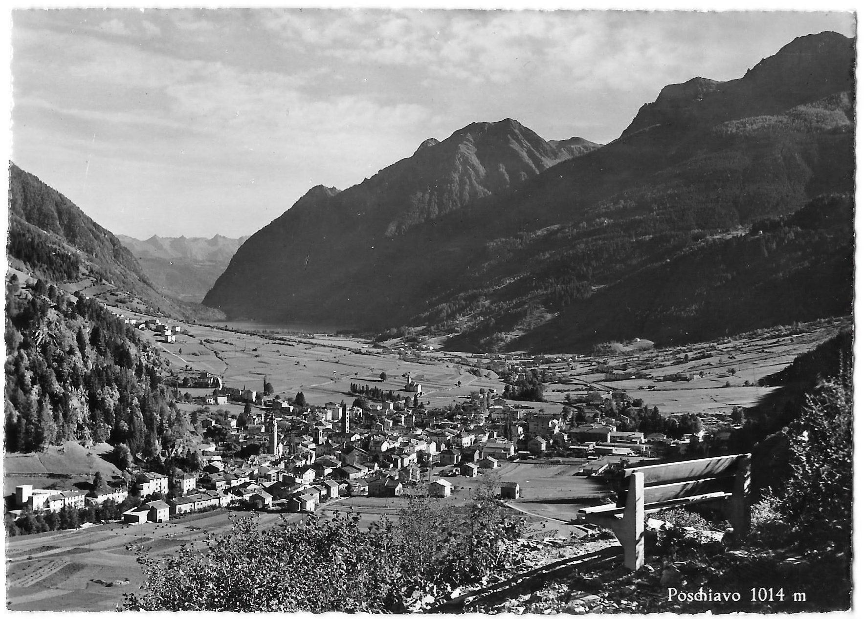Cartoline postali: Poschiavo Gesamtansicht – Usato da Olten venduto da clotaldi