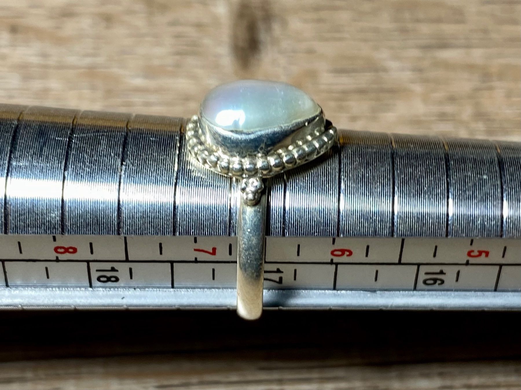 Anelli: orientalischer Silberring mit Süsswasserperle - Tropfenform – Nuovo e nell'imballaggio originale da Laax venduto da Kiki_Kingdom3 6