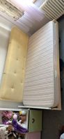 bed with 2 mattress 70x190cm used condition