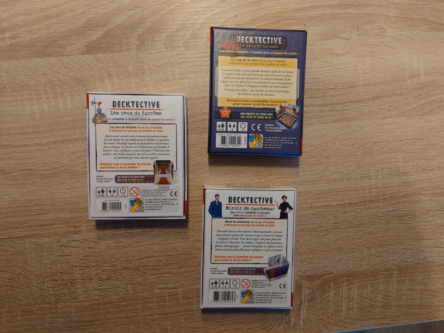Spiele: Decktective - 3 Jeux d'enquête – Neu (gemäss Beschreibung) aus St-Léonard von wric48 1