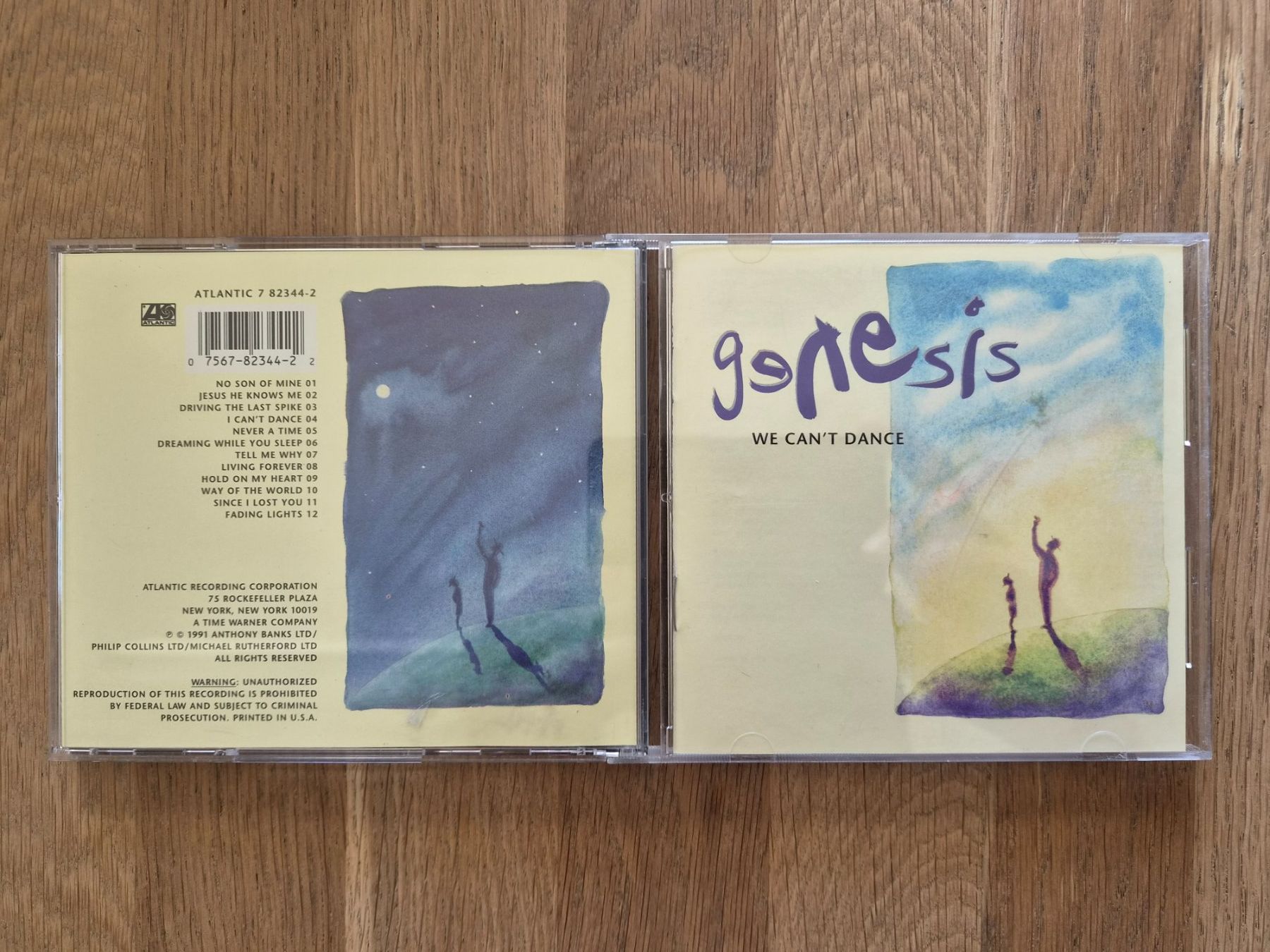 CD: CD Genesis - We Can`t Dance, 1991 – Usato da Nebikon venduto da Harley-Davidson01
