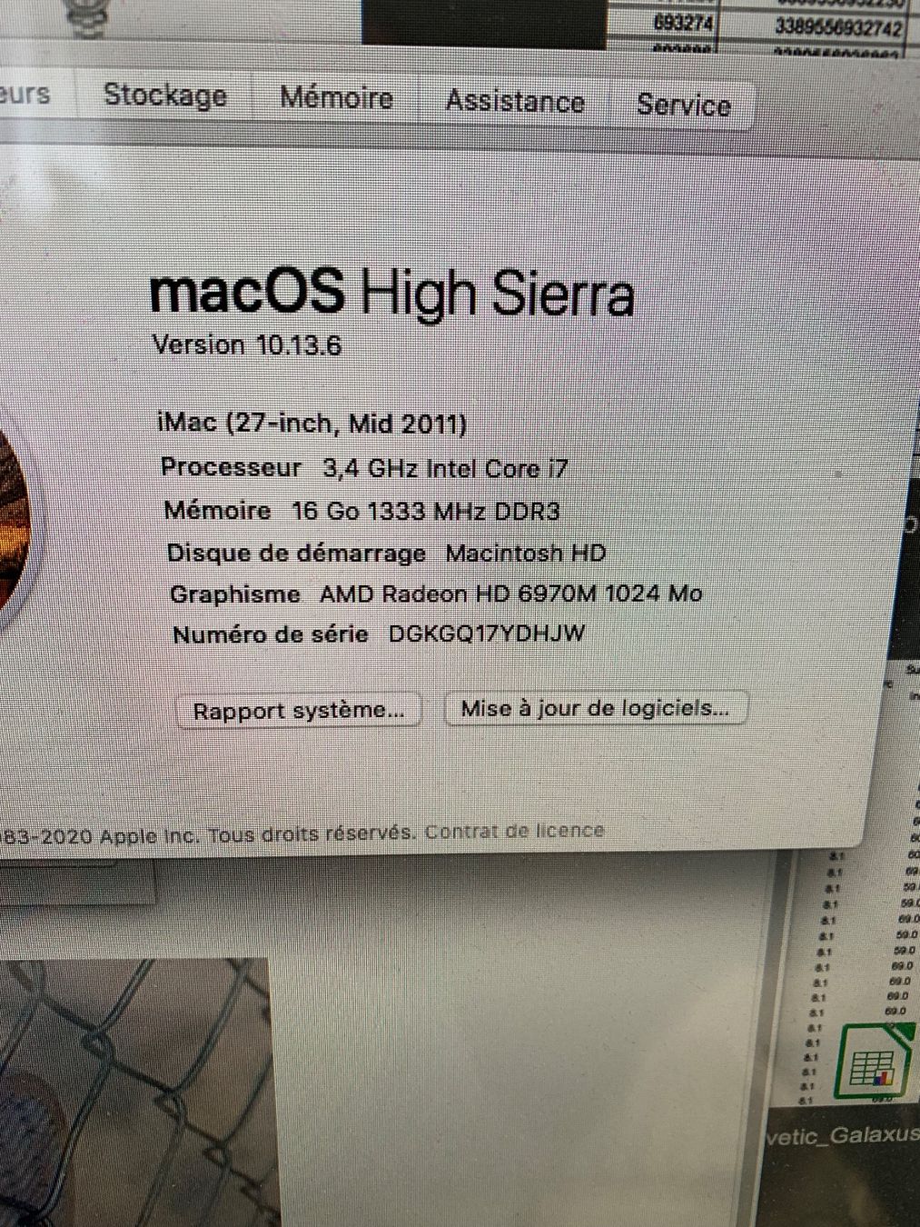 Apple PC: iMAC 27'' 3,4 Ghz intel core 16Go – Usato da chêne-bougeries venduto da Time-Gallery 4