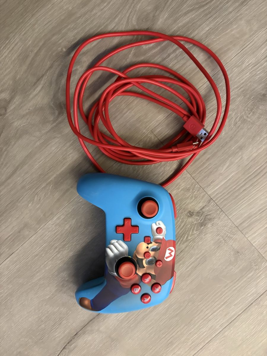 Nintendo Consoles: PowerA Controller Mario Nintendo Switch blau – Neuf (Voir description) à Wangs par mar_9fwk