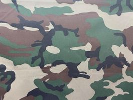 Tissu coton imprimé militaire