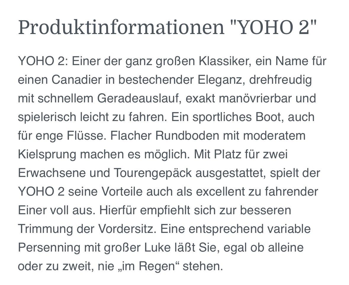 Bateaux: Gatz Kanu Yoho 2 – D'occasion à Männedorf par Ste_Be 9