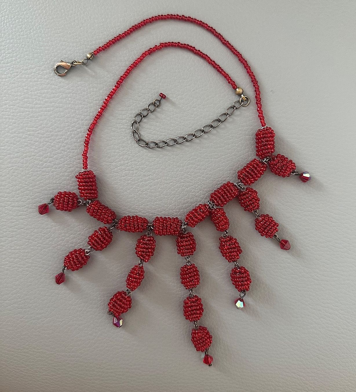 Catenine: Vintage Halskette in rot – Usato da Otelfingen venduto da Jupi07 2