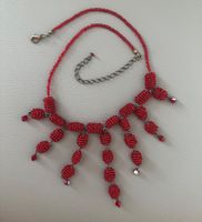 Vintage Halskette in rot