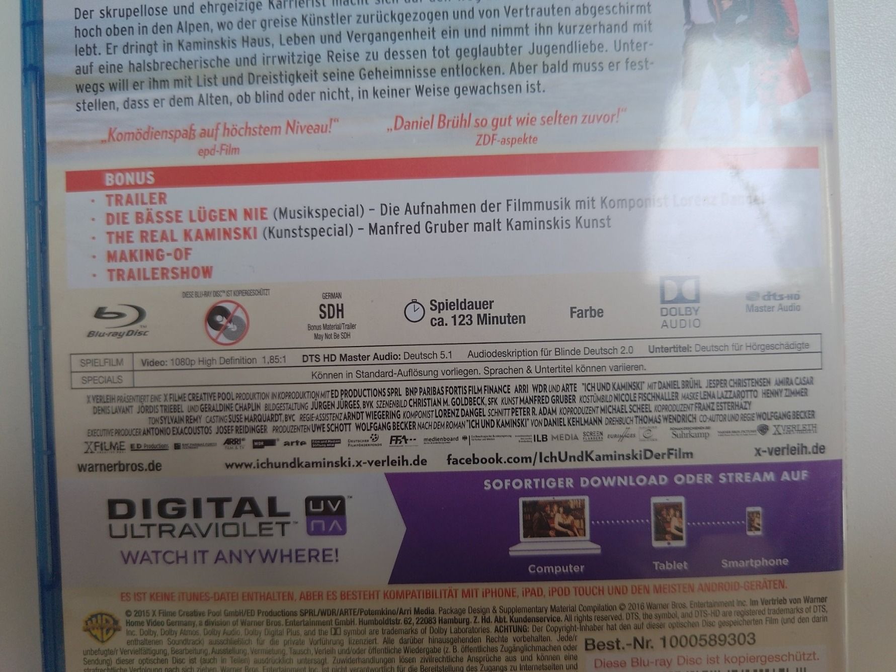 Tutti i DVDs: Ich und Kaminski – Usato da Liestal venduto da Kratzilla 3