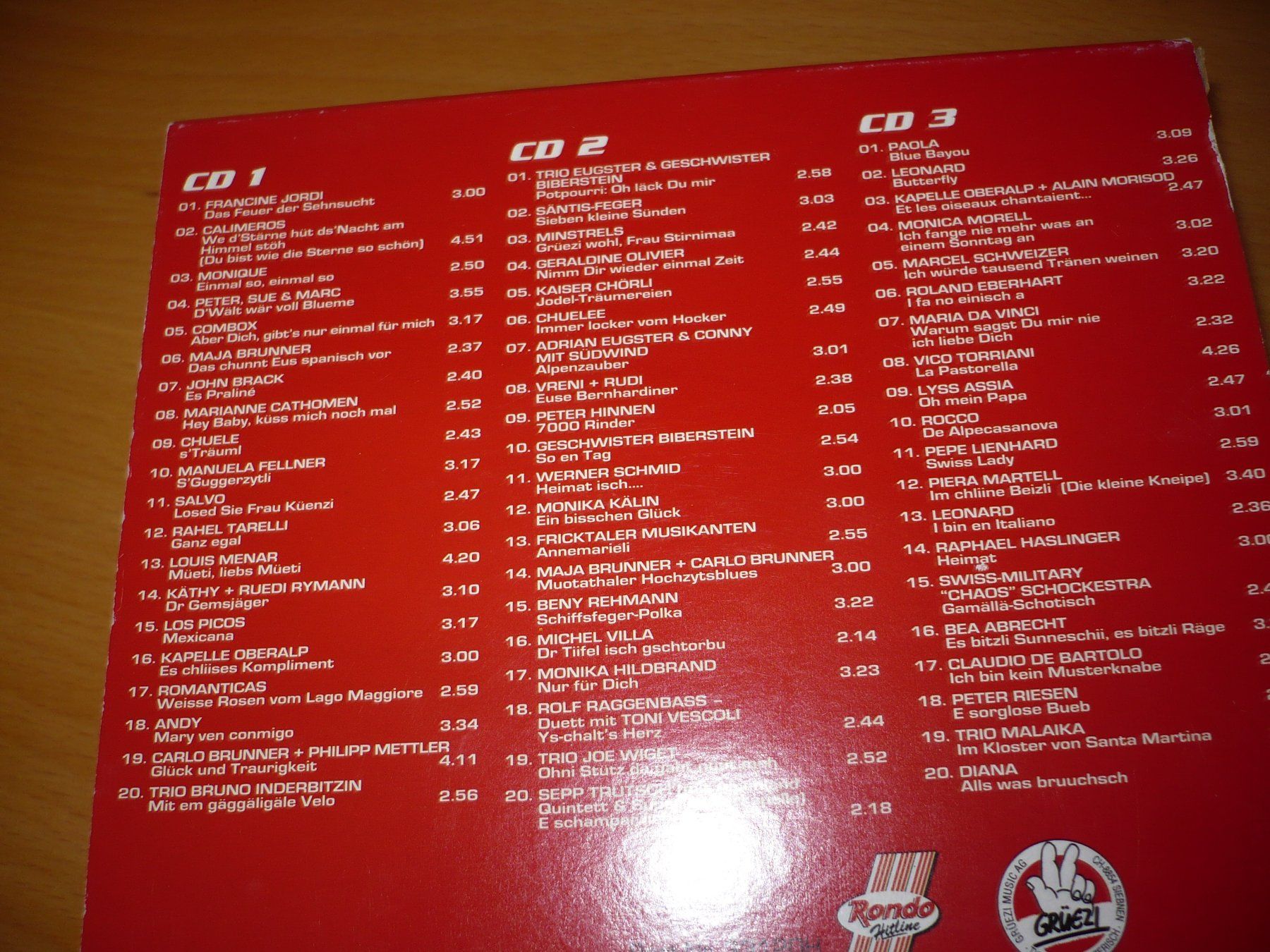 CD: Das Beste aus der Schweiz 3 CD Box – Nuovo (secondo la descrizione) da Merzligen venduto da Marthe22 1