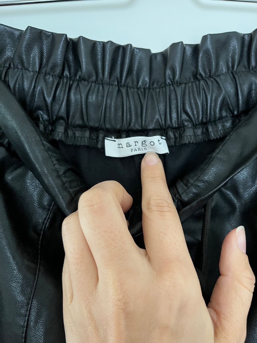Pantaloni: Hose in Lederoptik One Size – Nuovo (secondo la descrizione) da Triesen venduto da atos87 3