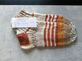 Kurzrohrsocken handgestrickt, Grösse: 36/37