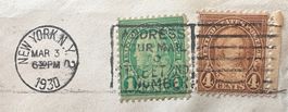 Brief aus NEW YORK 1930