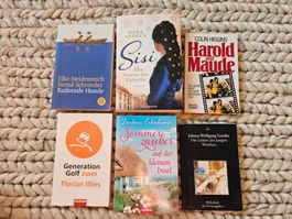 6 Taschenbücher