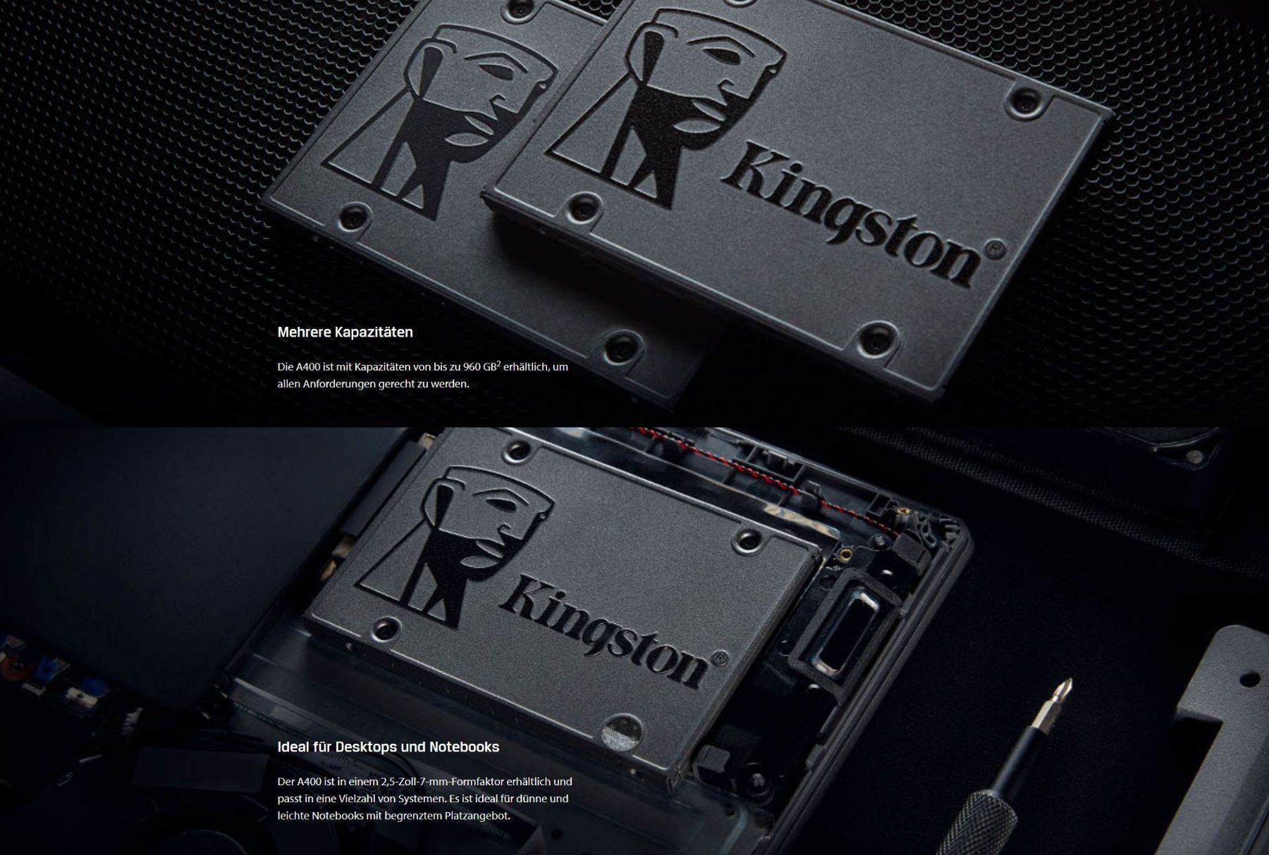 Kingston Dischi rigidi: 2x Kingston SSD A400 2.5" SATA 480 GB – Nuovo e nell'imballaggio originale da Wettingen venduto da Schabernack_sam 8