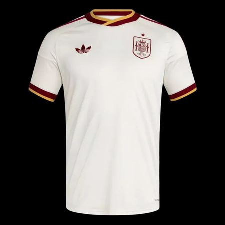 Fussballtrikot Spanien Adidas weiss Grösse M neu mit Etikett
