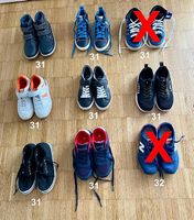 verschiedene Paar Schuhen Grösse 31