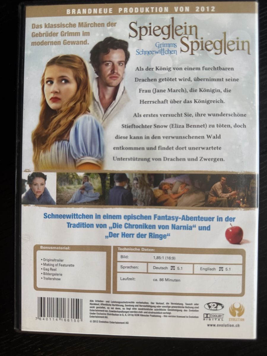 Alle DVDs: Spieglein Spieglein Grimms Schneewittchen DVD Film – Neu (gemäss Beschreibung) aus Lausen von EisAmStiel94 1