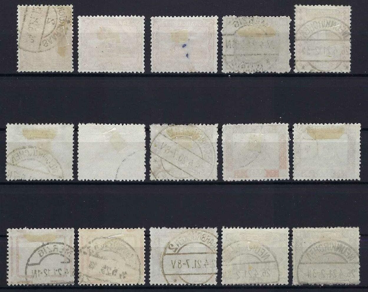 Tutti i francobolli: Briefmarken aus dem Saargebiet 1921 gest. – Usato da Hitzkirch venduto da walti1959 1