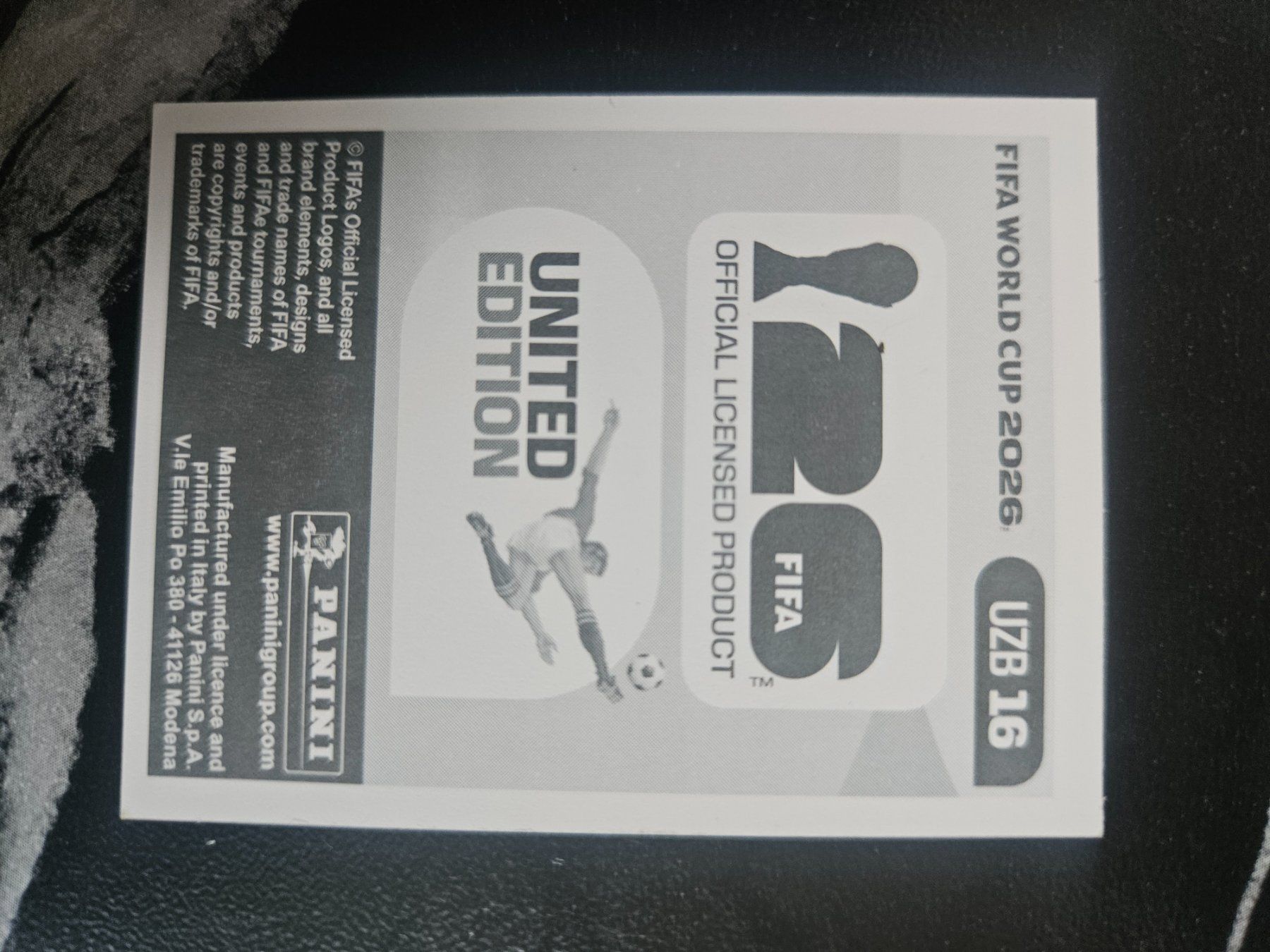Panini Sammelbilder & Trading cards: UZB 16 – Gebraucht aus Würenlingen von Dinli 1