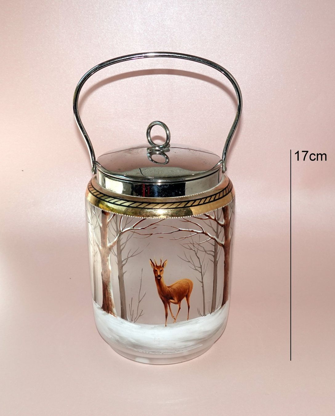 Bicchieri: Antikes Guezli Glas / Bonboniere - Handbemalt – Usato da Brunnen venduto da brocundfloh
