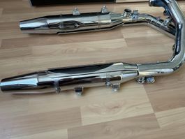 Original  Auspuffanlage zu Harley XL1200 Sportster mit Kat